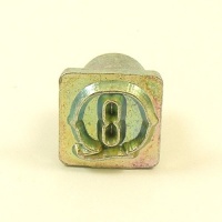 HALF PRICE 12mm Decorative Letter Q Embossing Stamp